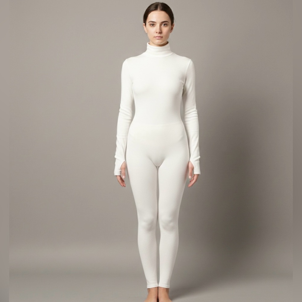 MM6 Maison Margiela Capsule White Turtleneck Bodysuit  XS NWT  RARE